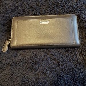Coach Black Leather Wallet